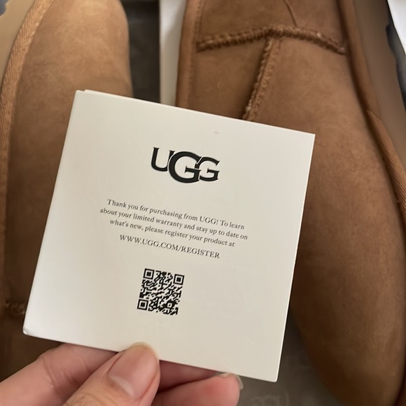 Ugg ultra mini low size 4y Chestnut - Picture 4 of 6